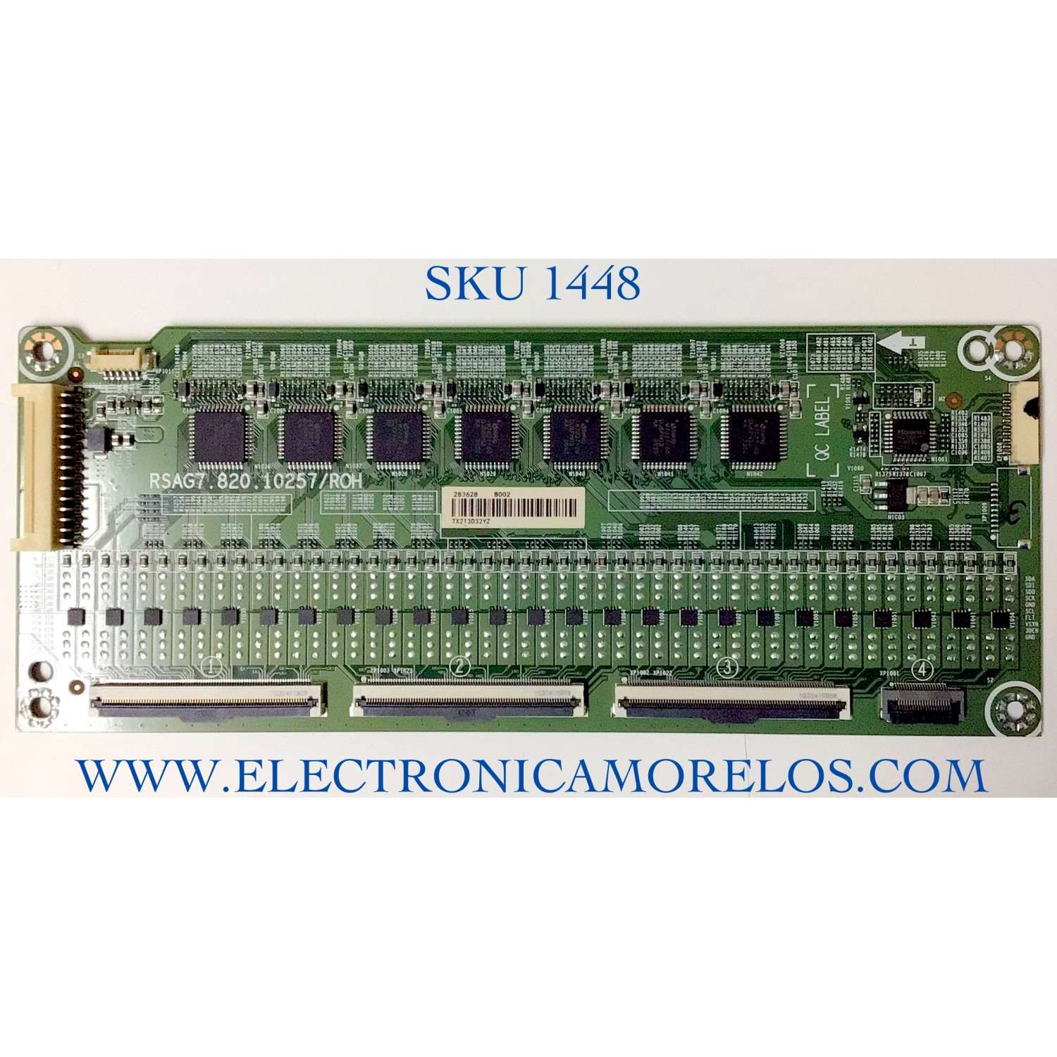 LED DRIVER PARA TV HISENSE / NUMERO DE PARTE 283628 / RSAG7.820.10257/ROH / 492Z133-1 / E88441 / PANEL JHD650X3U53-T1L7\S0\FJ\GM\ROH / MDOELO 65U7H / 65U7G 65A68FUA